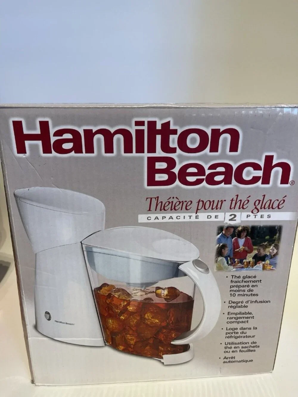 Hamilton Beach 2 QT‎ Electric Iced Tea Maker Adjustable Brew Strength NEW